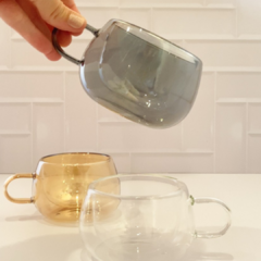 Taza Doble Vidrio - 3 Colores - comprar online