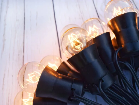 10 METROS (8 LÁMPARAS) INCANDESCENTE TRANSPARENTE