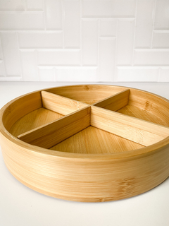 Bandeja Giratoria Bamboo 4 Divisiones - Casa 1879