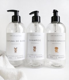 Shampoo + Acondicionador + Espuma de Baño - Línea Kid´s