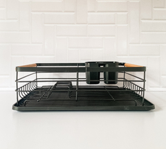 Seca Platos Escurridor Metal y Bamboo