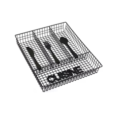 Organizador de Cubiertos Metal 4 Divisiones - tienda online