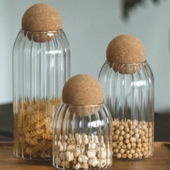 Imagen de Frasco Rayado 500ml con Esfera de Corcho