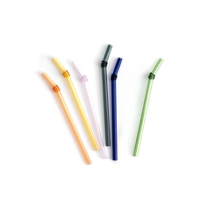 Pack 6 Sorbetes Vidrio Curvo Colores + 1 Cepillo - comprar online