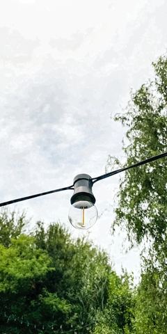 Imagen de 30 METROS (28 LÁMPARAS) LED "REDONDA" TRANSPARENTE