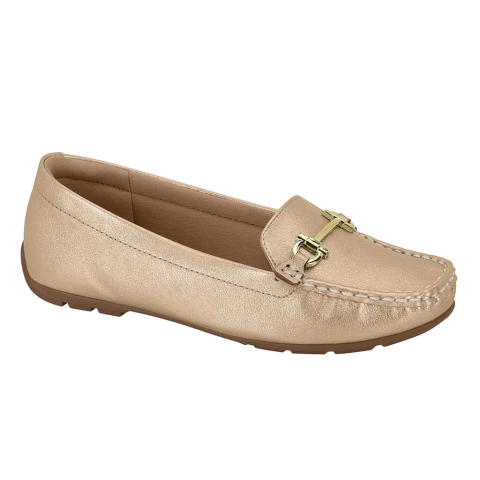 Zapato mocasín flat metalizado Modare