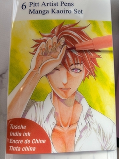 6 Pitt Artist Pens Manga Kaioro Set en internet