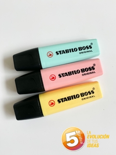 Resaltador Stabilo Boss pastel