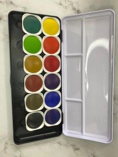 Set Acuarelas Fine Tec Profesionales x 12 colores - comprar online