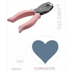 PERFORADORA PINZA CORAZON 5 MM