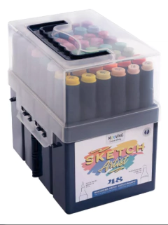 Set Marcadores Doble Punta Fibrones Sketch Artist Mooving en internet