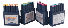 Set Marcadores Doble Punta Fibrones Sketch Artist Mooving