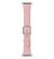 Pulseira Couro Fecho Clássico Rosa Compatível com Apple Watch
