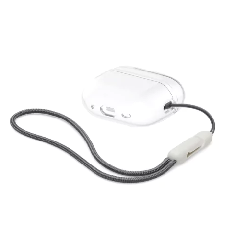 Kit Case Acrílica Compatível Com AirPods Pro 2 Com Cordão Lanyard Estelar