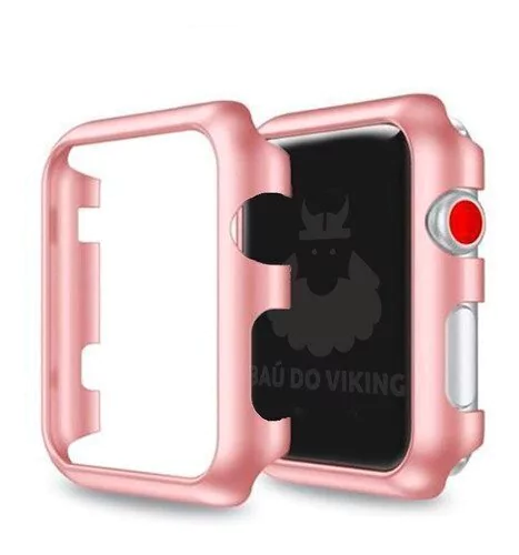 Case Bumper Milanese Rosa Compatível com Apple Watch