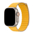 Pulseira Couro Loop Magnética Amarelo Compatível com Apple Watch - Baú do Viking