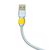 Protetor Amarelo para Cabo Carregador Lighting e 30 pinos