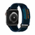 Pulseira Nylon Loop Trilha Azul-Preto Compatível Com Apple Watch