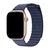 Pulseira Couro Loop Magnética Azul Compatível com Apple Watch na internet