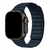 Pulseira Elos Couro Azul-Escuro Compatível Com Apple Watch - loja online