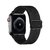 Pulseira Nylon Solo Preta Compatível com Apple Watch