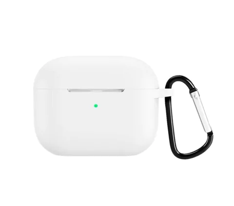 Capinha Case em Silicone Branca Compatível com AirPods Pro