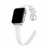 Pulseira Couro Slim Fina Branca Compatível com Apple Watch - comprar online