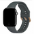 Pulseira Silicone Fecho Clássico Chumbo Compatível com Apple Watch