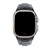 Pulseira Silicone Square Robusta Cinza Compatível com Apple Watch Ultra - Baú do Viking