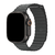 Pulseira Couro Loop Magnética Cinza Compatível com Apple Watch - Baú do Viking