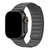 Pulseira Elos Couro Cinza Compatível Com Apple Watch - loja online