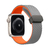 Pulseira Borracha Fecho Magnético Carbono Cinza Laranja Compatível com Apple Watch na internet