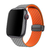 Pulseira Borracha Fecho Magnético Carbono Cinza Laranja Compatível com Apple Watch - comprar online