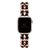 Pulseira Aço Rose Gold com Couro Trançado compatível com Apple Watch