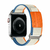 Pulseira Nylon Loop Trilha Creme Laranja Compatível com Apple Watch - Baú do Viking