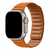 Imagem do Pulseira Elos Couro Doce de Leite Compatível Com Apple Watch