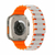Pulseira Elos Silicone Dupla Cor Compatível Com Apple Watch - Baú do Viking