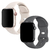 Kit 2 Pulseiras Sport Fecho Duplo Compatível com Apple Watch