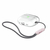 Kit Case Acrílica Compatível Com AirPods Pro 2 com Cordão Lanyard Rosa Claro