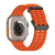 Pulseira Silicone Esportiva Aegir Laranja Compatível com Apple Watch - Baú do Viking