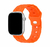 Imagem do Pulseira Silicone Esportiva Crom Laranja Neon Compatível com Apple Watch