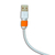 Protetor Laranja para Cabo Carregador Lighting e 30 pinos