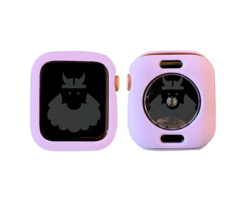 Case Silicone Sport Lilás Compatível com Apple Watch - comprar online