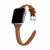 Pulseira Couro Slim Fina Marrom Compatível com Apple Watch - comprar online