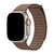 Pulseira Couro Loop Magnética Marrom Compatível com Apple Watch - Baú do Viking