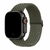 Pulseira Nylon Solo Trançada Verde-Militar Compatível com Apple Watch - Baú do Viking
