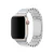 Pulseira Elos Ajustável por Botão Prata Compatível com Apple Watch - comprar online