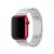 Pulseira Elos Ajustável por Botão Prata Compatível com Apple Watch