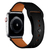 Pulseira Couro Fecho Pino Preta Compatível com Apple Watch - Baú do Viking
