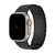 Pulseira Elos Silicone Magnética Preta Compatível Com Apple Watch - Baú do Viking